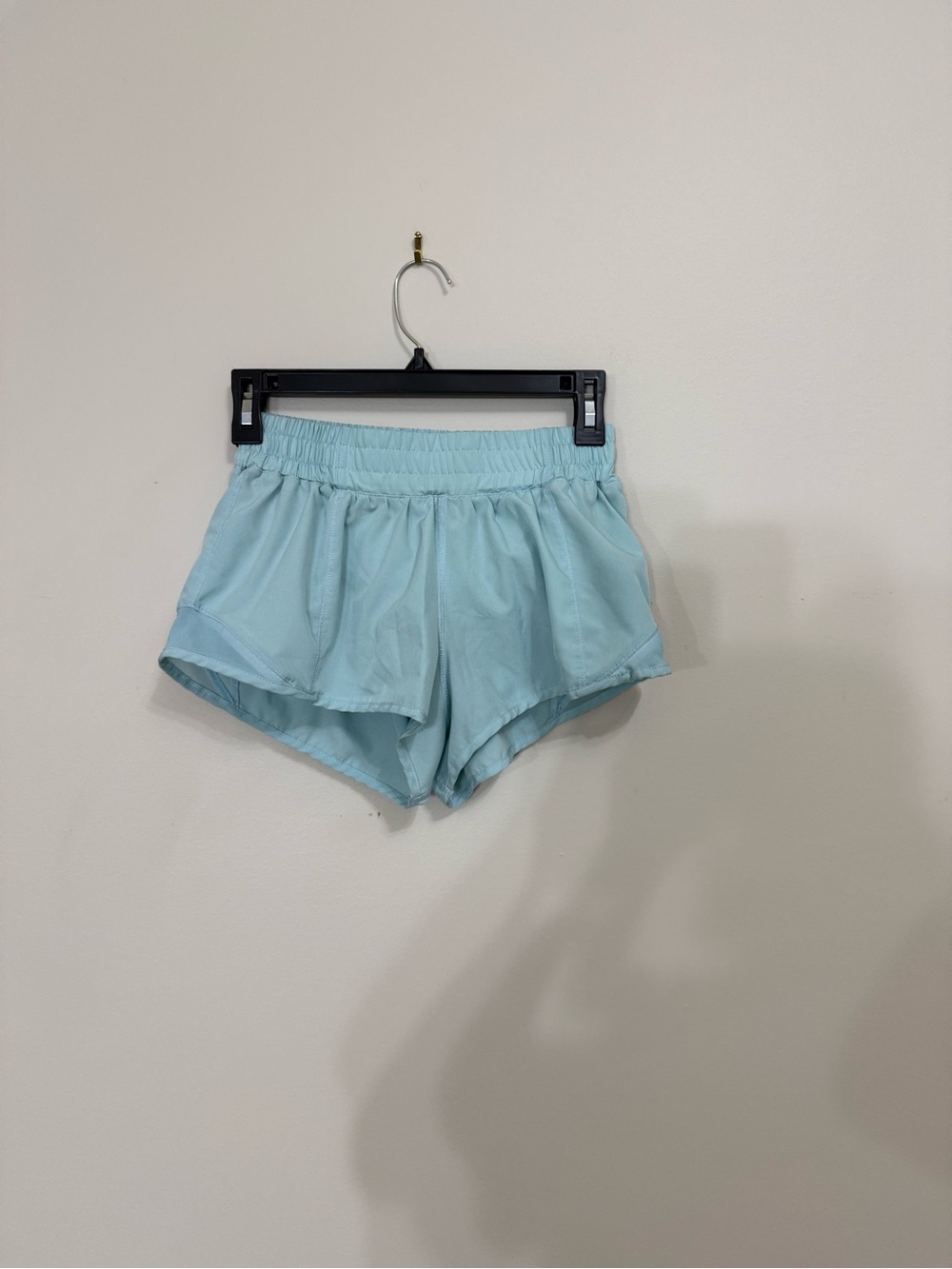 Amazon Light Blue Women’s Size Small Elastic Waist Athletic Shorts